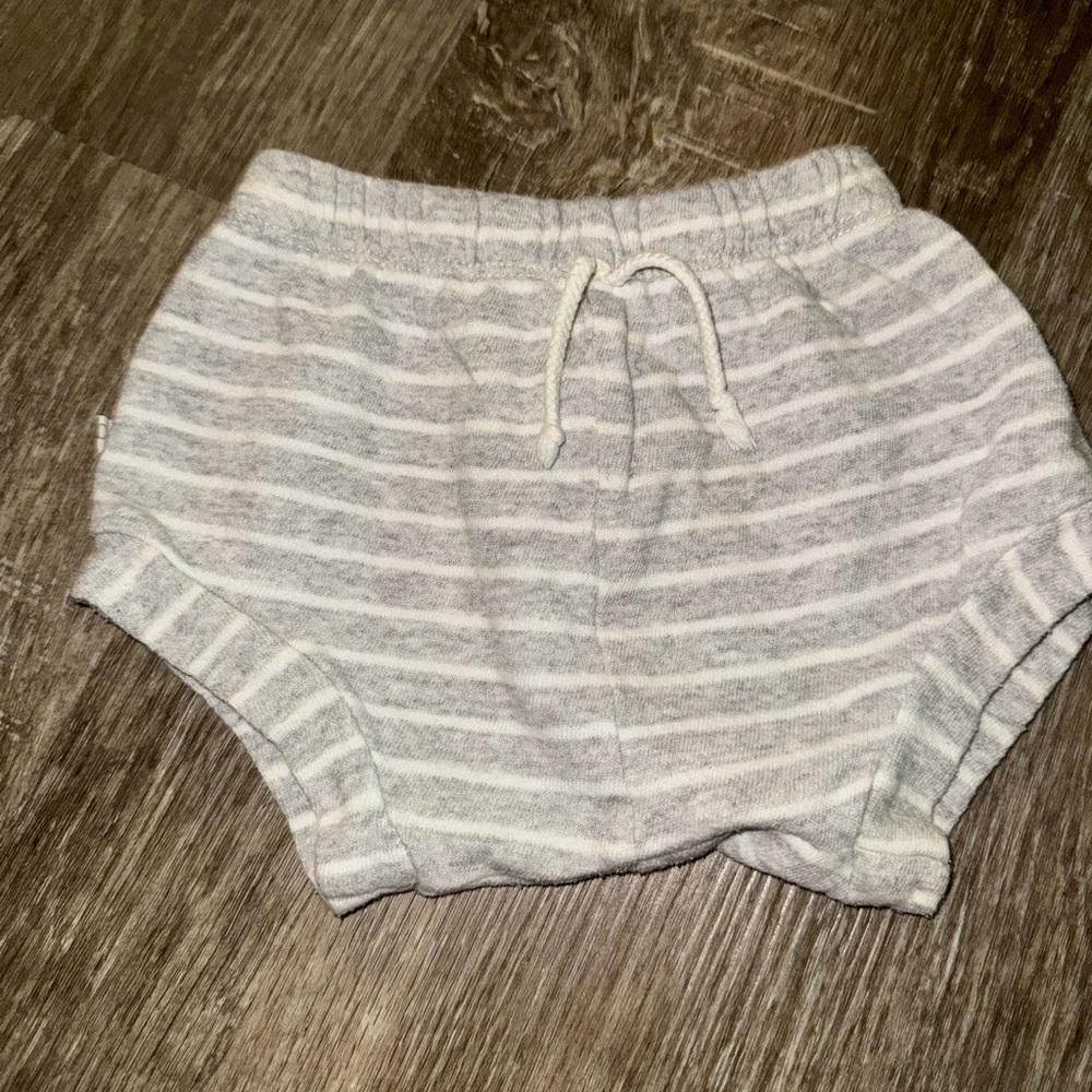 Striped Gray Kids Shorts-Childhoods clothing